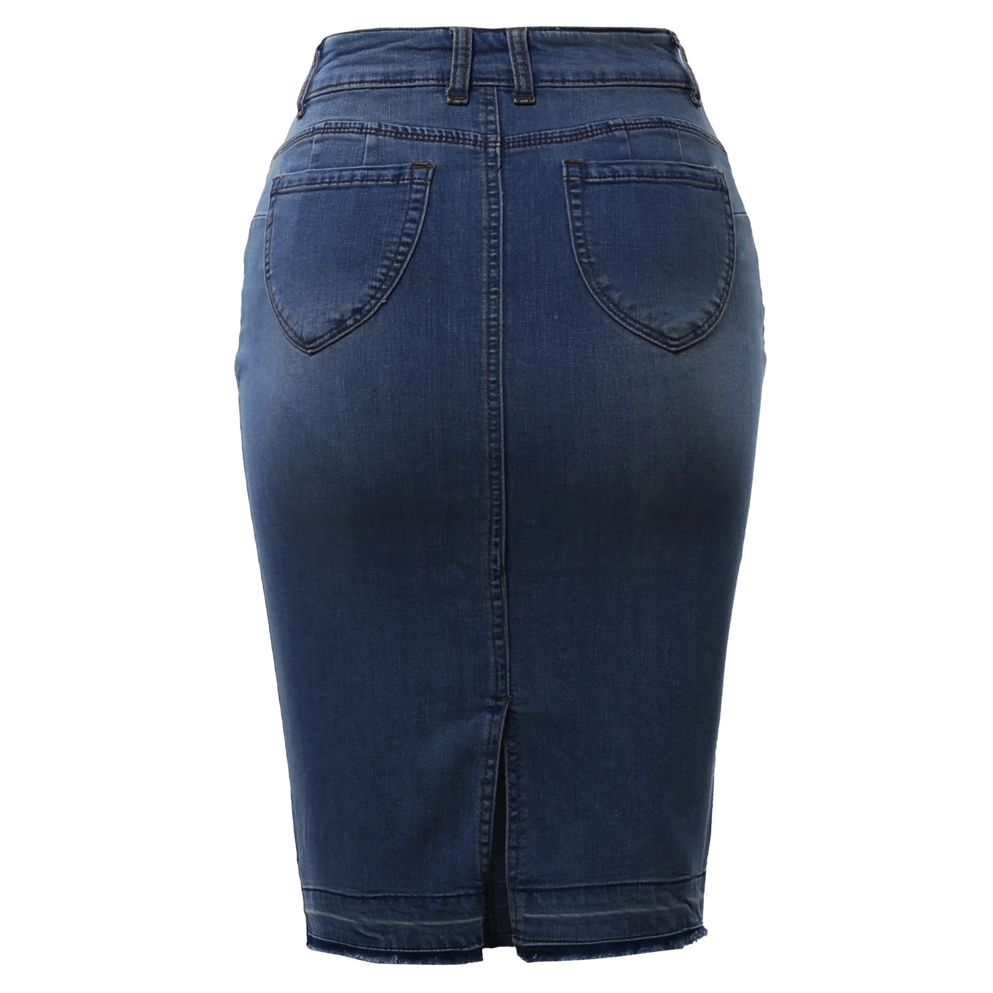 Denim Skirt Model View