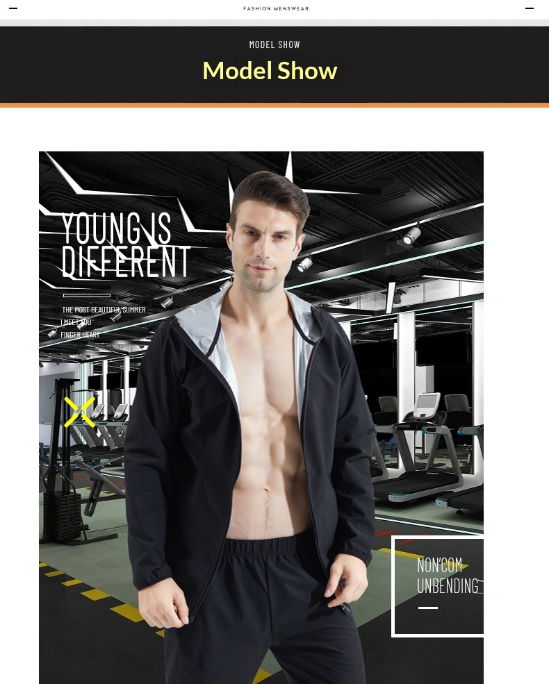 LVS Cross-border Special Men's Sports Running Fitness Windproof Solid Bomber Jacket Breathable Weight Reduction Heat Sweat