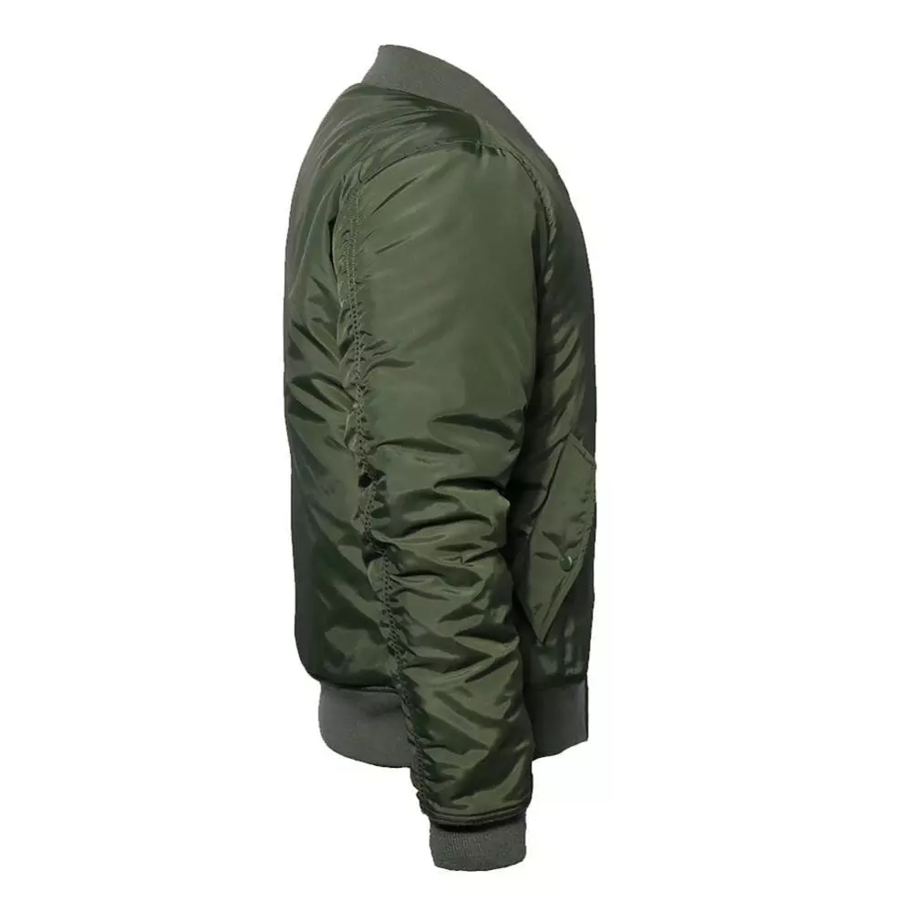 Winter ma2 bomber jacket details