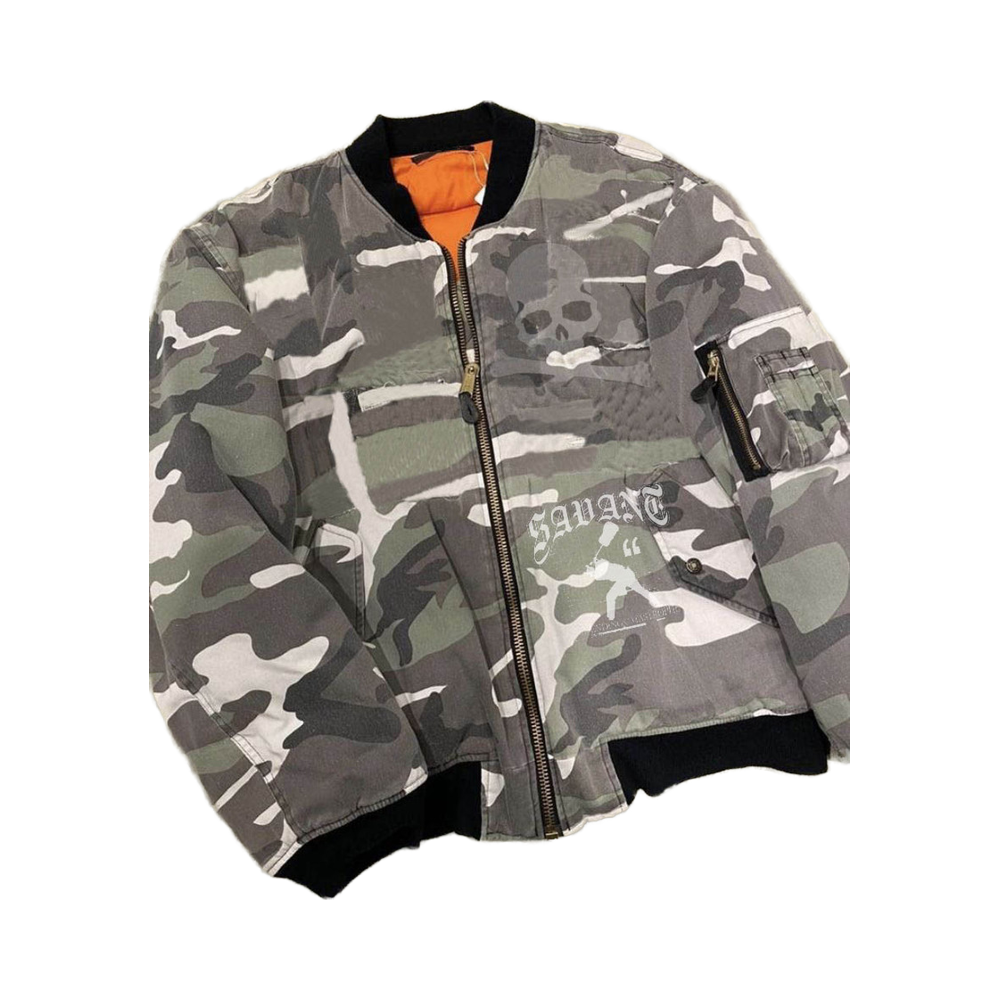 OEM Customized Men's Blank Solid Color Bomber Jacket Street Style with Sheep Fur Zipper Closure and Waterproof Feature