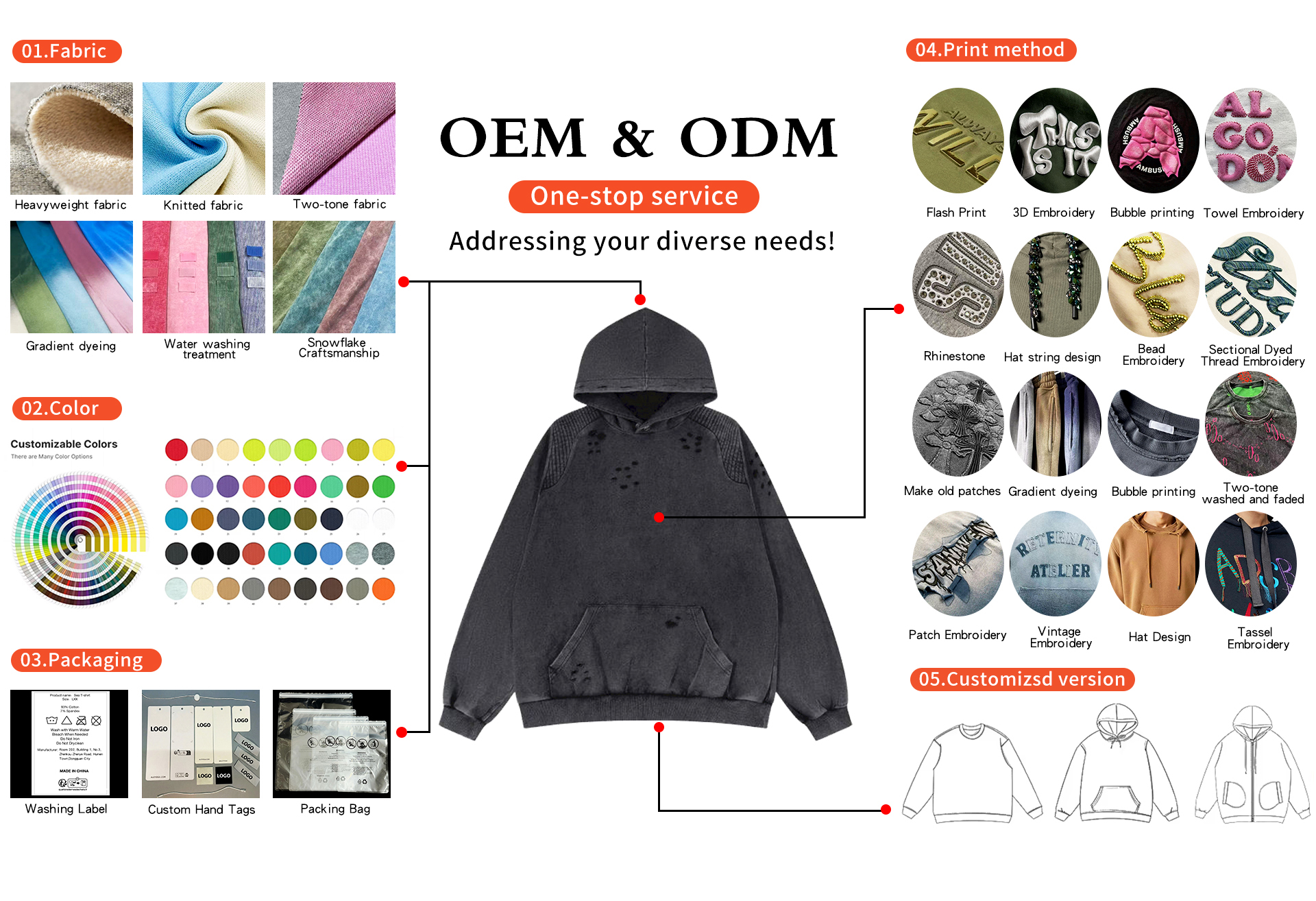 High Quality 3d Puff Print Cotton 400 Gsm Heavyweight Oversized Hoodie Custom Logo Heat Transfer Women Puff Printing Hoodies