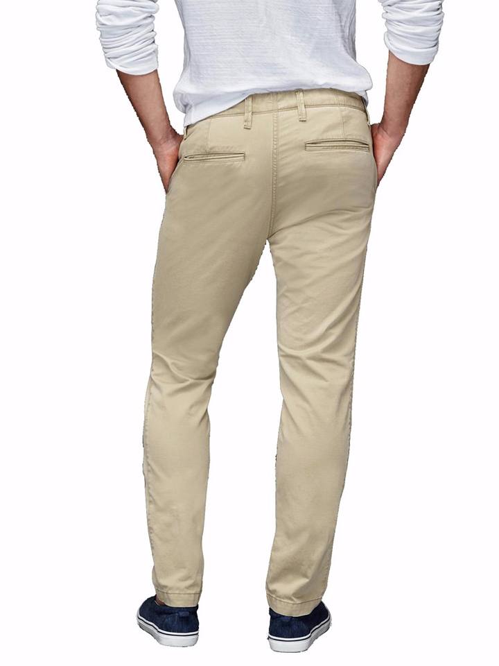 China Manufacturer Wholesale 100% Cotton Men's Chinos Custom Mens Khaki Chino Pants Slim Chinos for Men