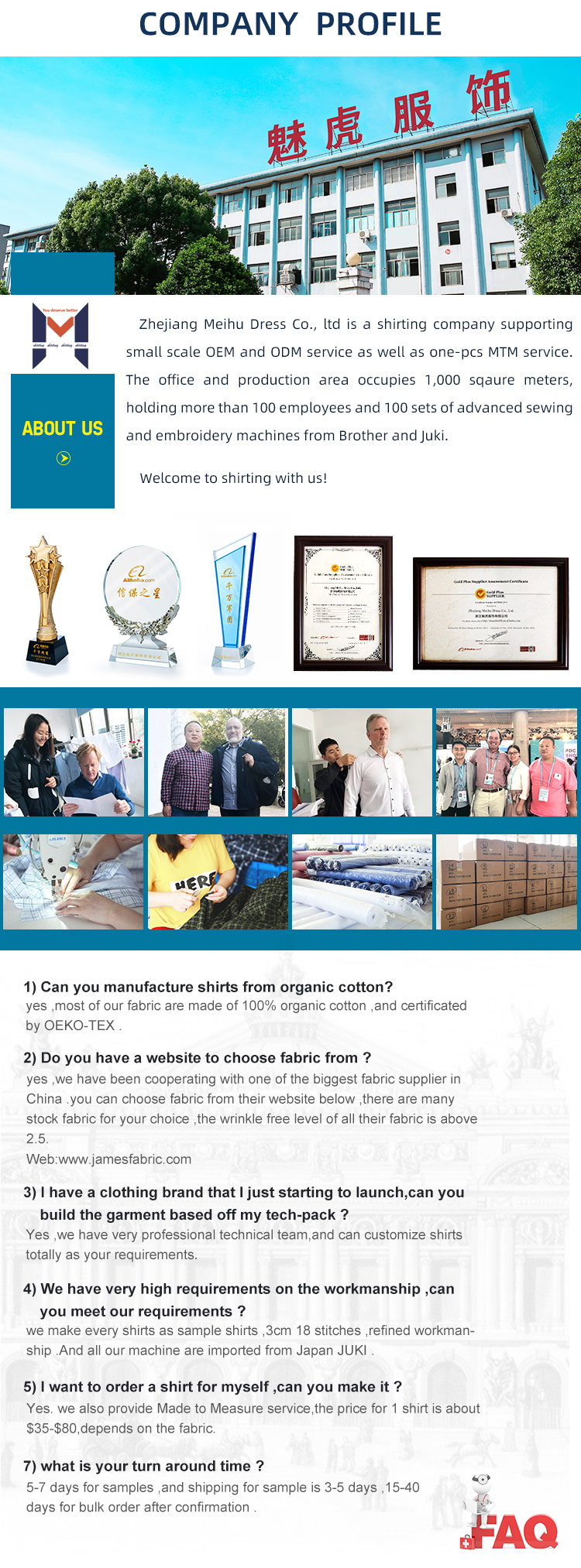 Manufacturing Plant and Production Equipment Details