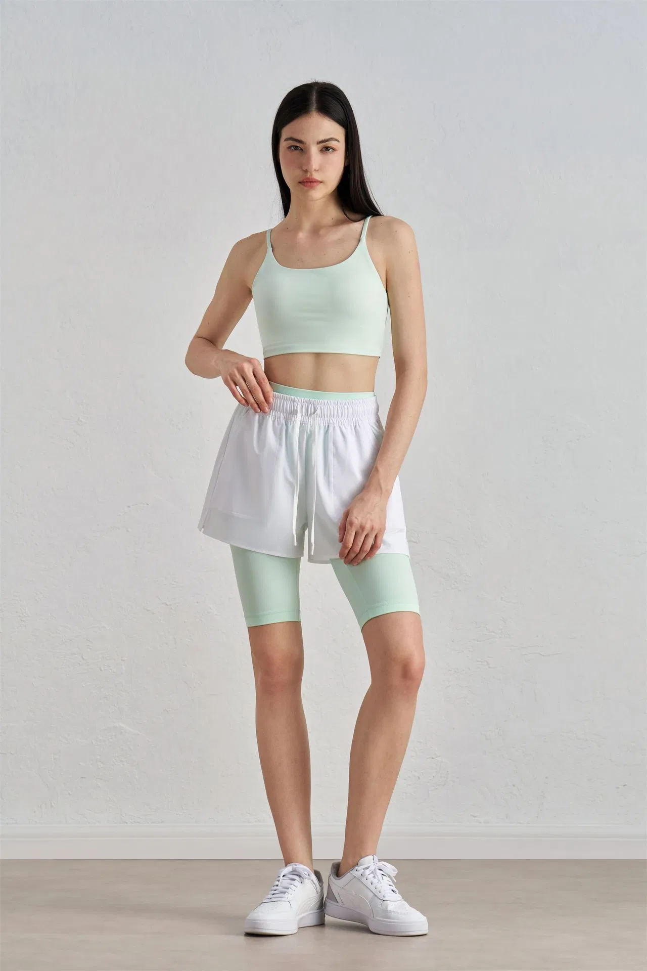 Stylish Comfortable Woman Yoga Gym Fitness Set Soft Breathable Casual Leisure Sports Wear Street Fashion Athleisure Clothes