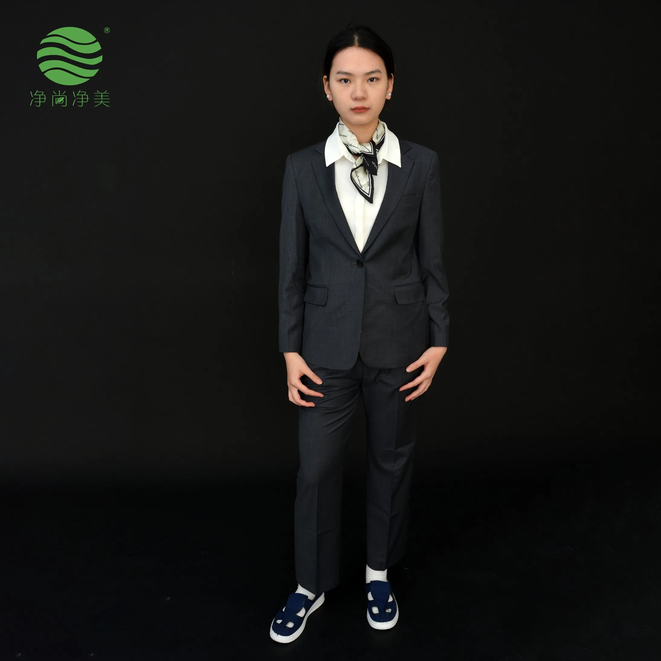Jsjm1044-1 Factory Office Lady Formal Wear Clothing Female Uniform Women Workwear