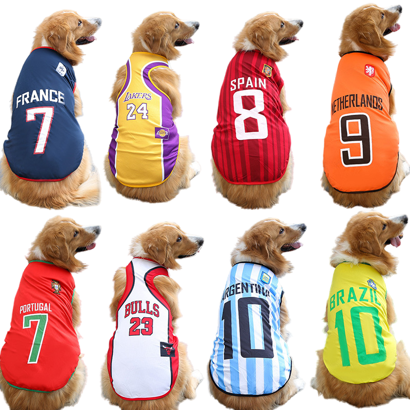 Wholesale 2026 Football Competition Spring/Summer Pet Clothing Pet Clothes Dog Costume