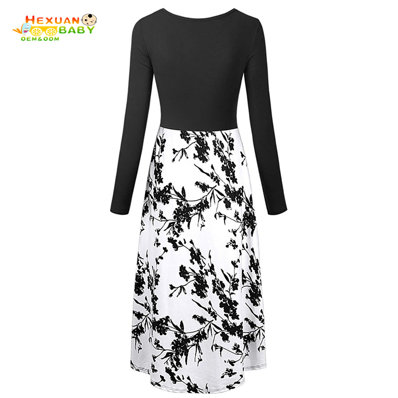 2025 New Maternity Clothing Dresses Wear Women Pregnant Nursing Clothing Solid Breastfeeding Dress