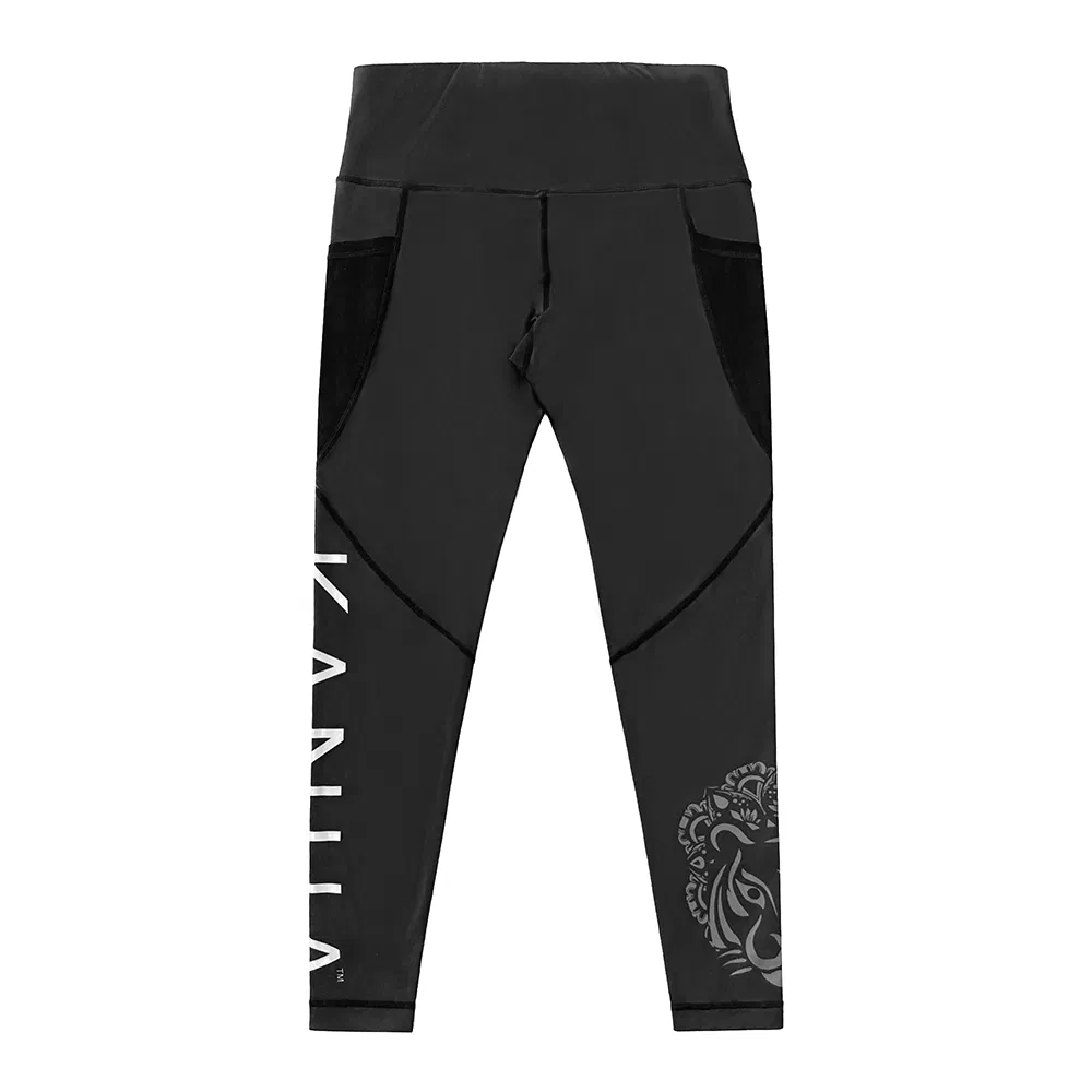 Women's High Waisted Logo Printed Sports Leggings Yoga Wear