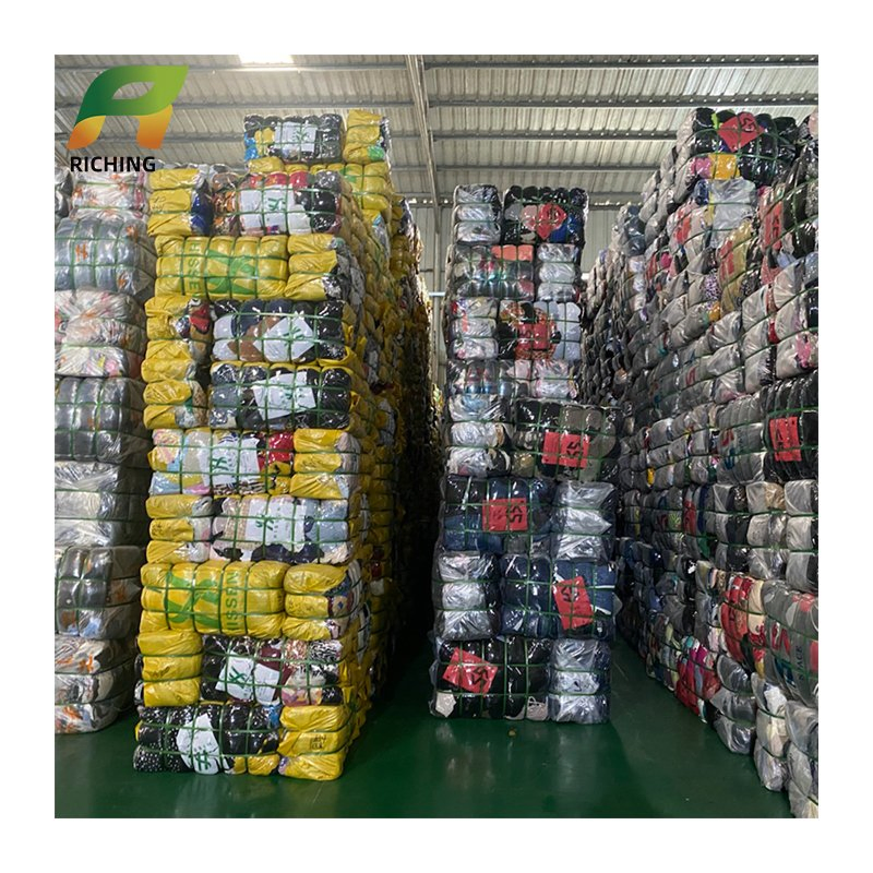 High Quality Second Hand Clothes Supplier Clothing Wholesale Bales Jeans Skirt Women Denim Used Clothes