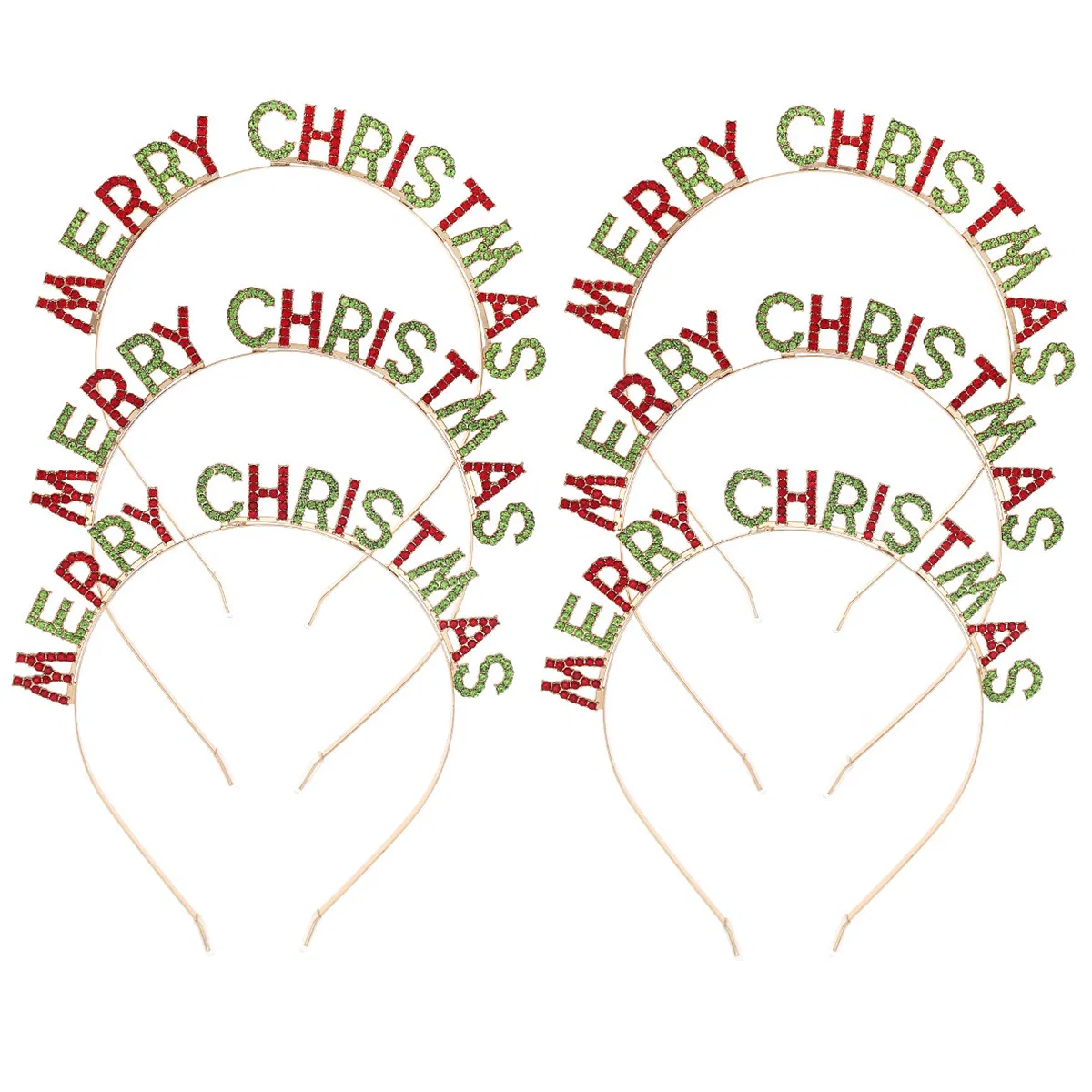 New Jewelry Merry Christmas Headband New Year's Party Fashion Rhinestone Hair Accessories
