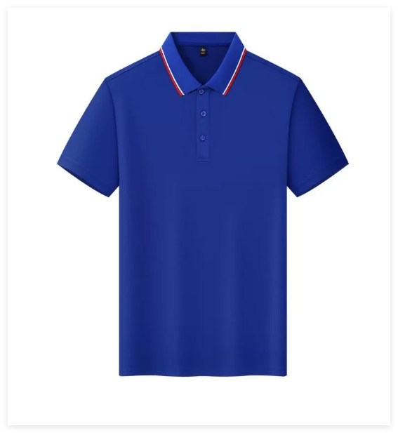 Light Luxury Business Casual Polo T-Shirt Smooth Exquisite Embroidery Summer Workplace Wear
