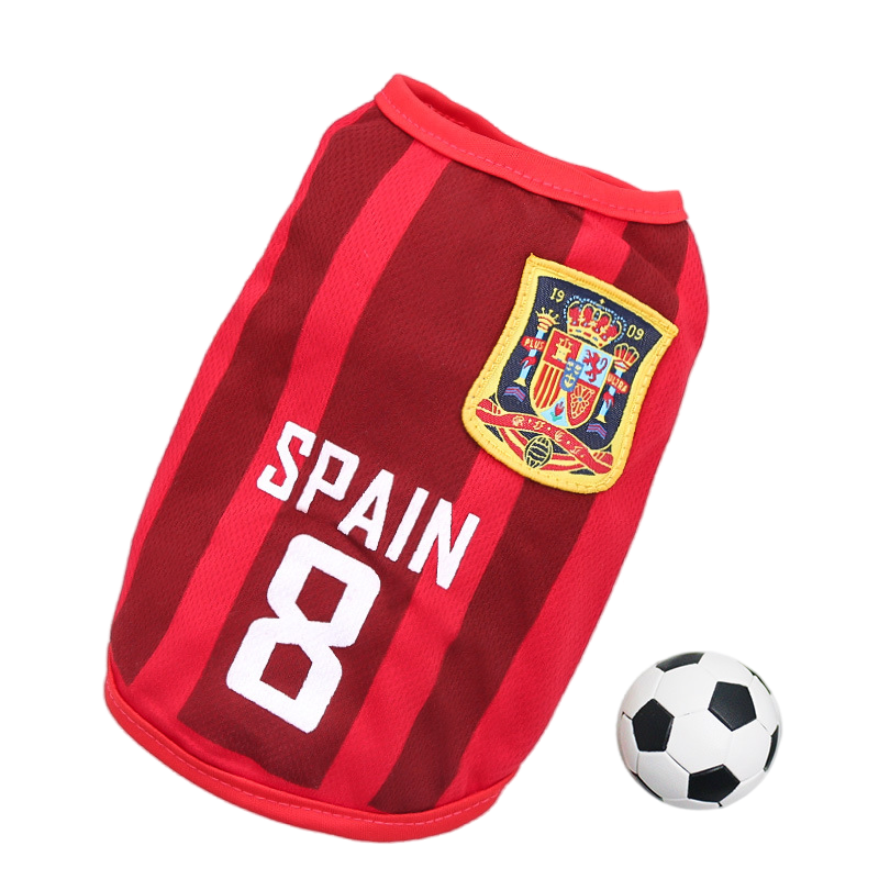Wholesale 2026 Football Competition Spring/Summer Pet Clothing Pet Clothes Dog Costume