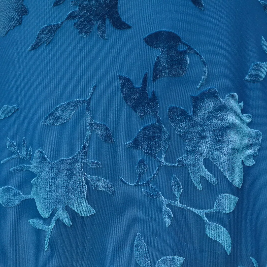 Blue Floral Pajamas View 6