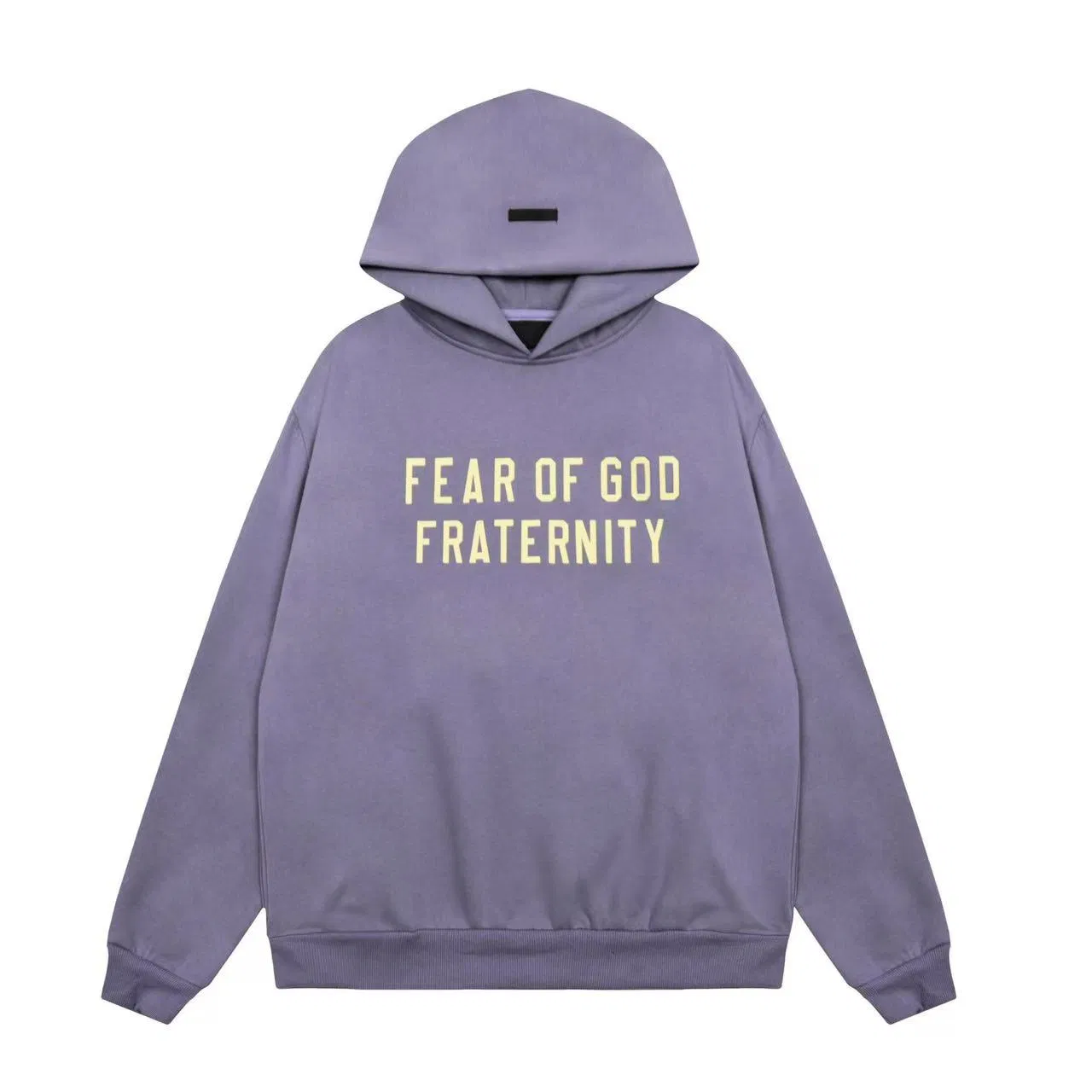 Wholesale Fear of God Essentials Fashion Hip Hop Streetwear Clothes Brand Purple Hoodie Sweatshirt