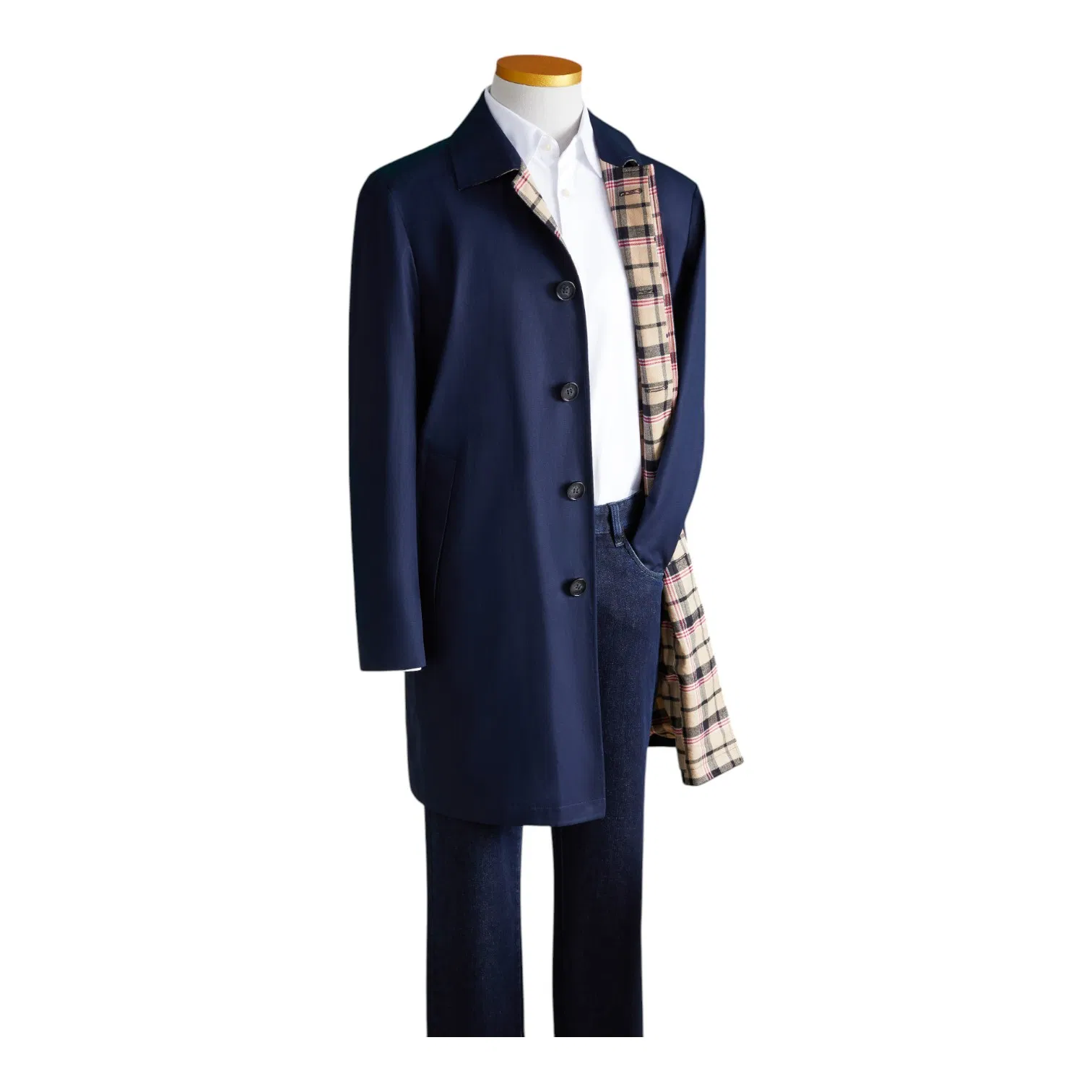 Textured Wool Blend Olive Green Custom Tailored for Business and Casual Wear Mtm Overcoat