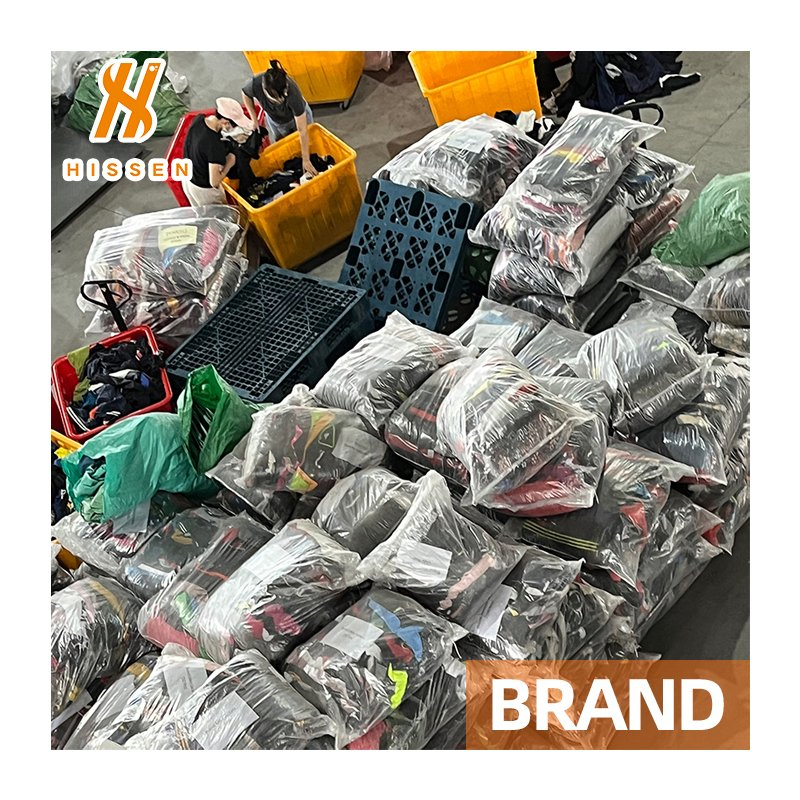 China Wholesale Men's Denim Suspender Overalls Second Hand Export Clothing, Used Branded Items