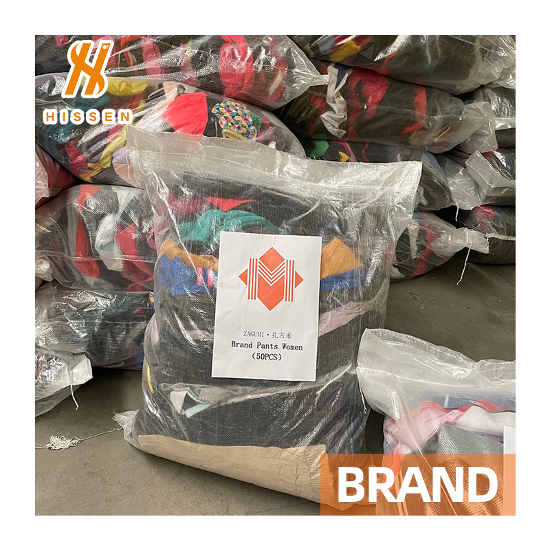 Summer Women's Blue Denim Suspender Skirts Short: Second Hand Ladies' Clothes for Sale in Bales in Europe Used Brand Clothes