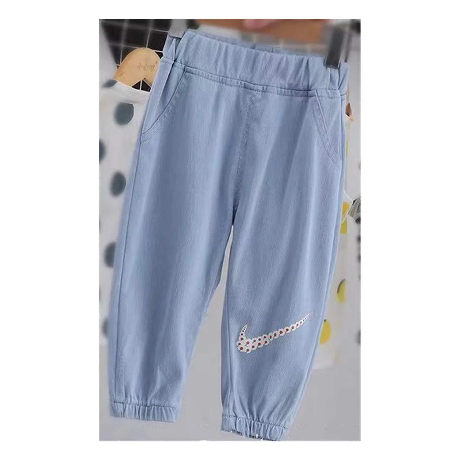 Summer Fashion Toddler Denim Pants, Kid's Wear, Woven Clothing