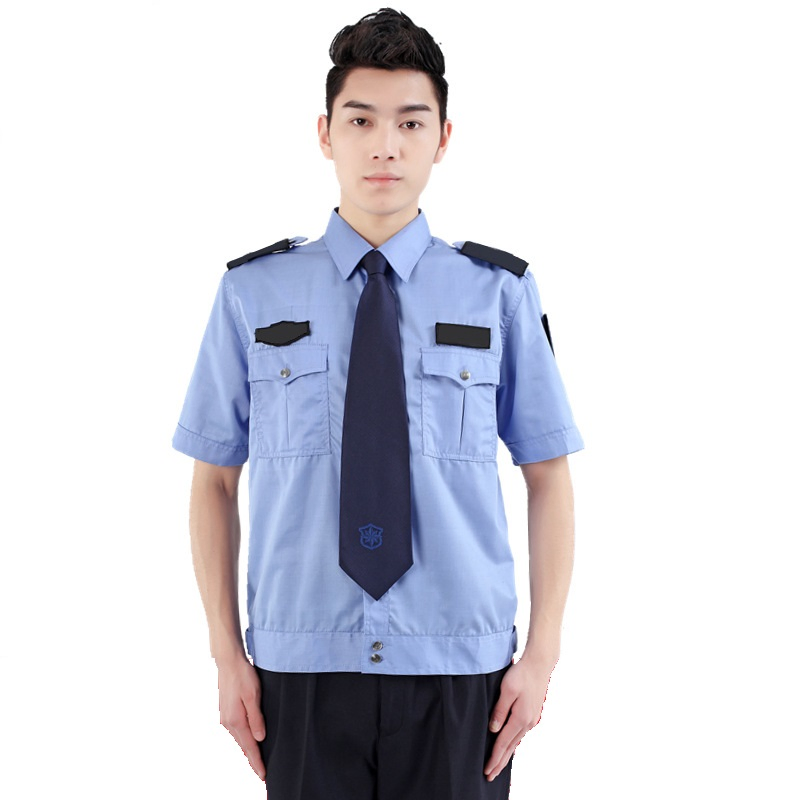 High Quality Summer Guard Uniform Supplier Wholesale Black Private Security Uniforms Summer Clothing