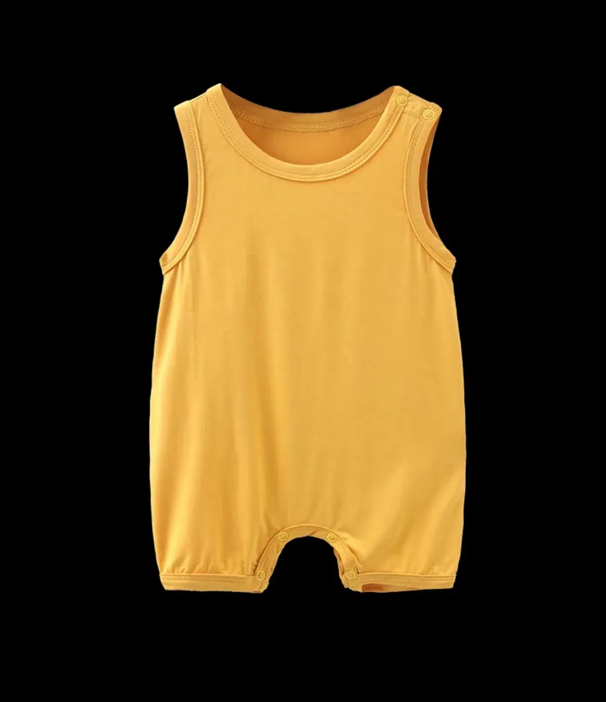 Baby Onesie Infant Short-Sleeved Summer Pajamas 95% Viscose From Bamboo 5% Spandex Children's Clothes