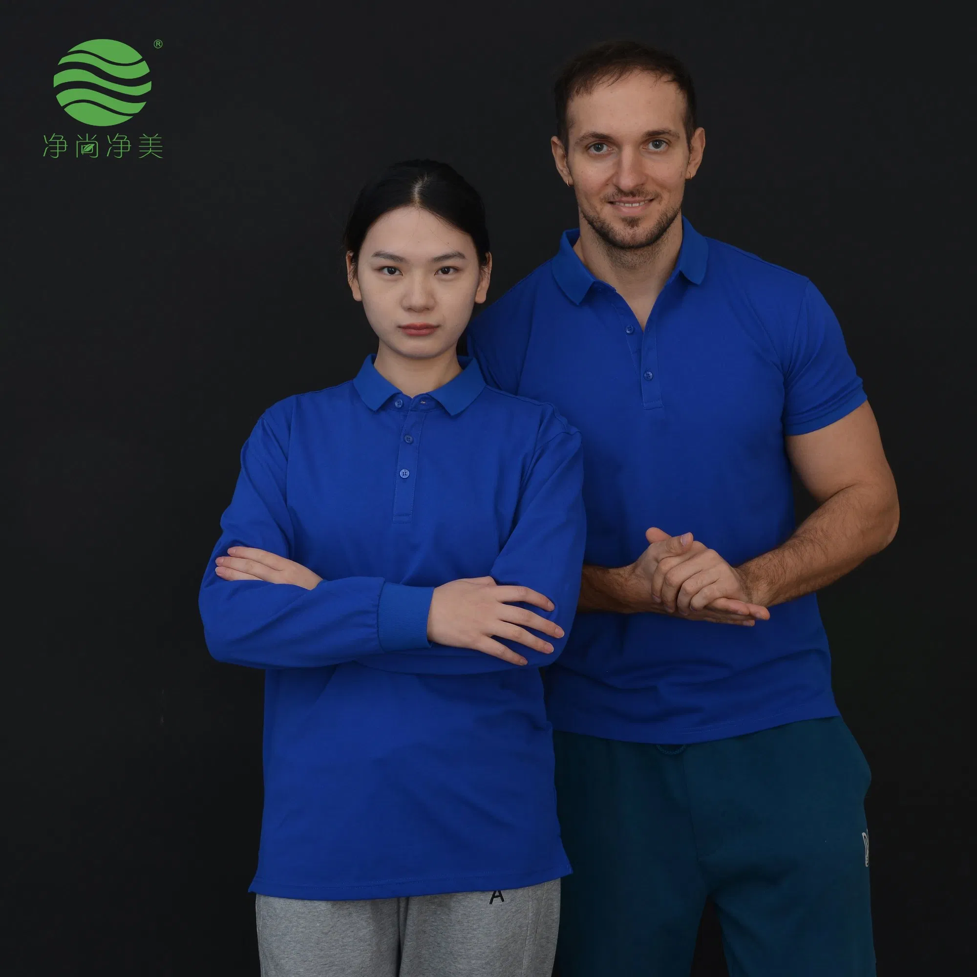 Long Sleeve Polo Workwear for Business Wear with Custom Logos