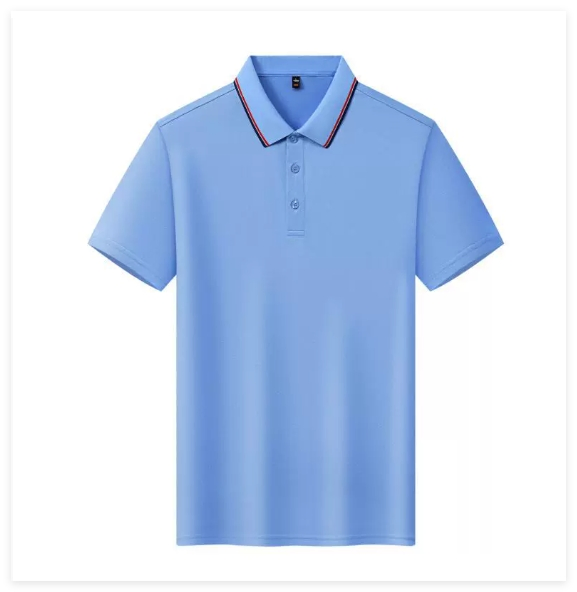 Light Luxury Business Casual Polo T-Shirt Smooth Exquisite Embroidery Summer Workplace Wear
