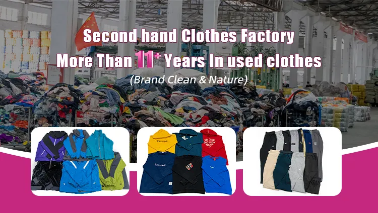 Used Branded Clothing Display