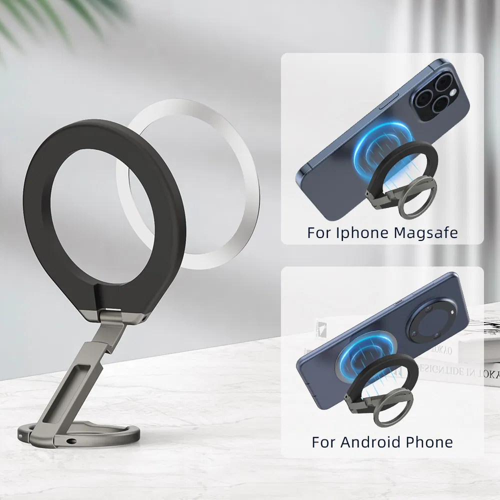 Magnetic Phone Grip for Magsafe Cell Phone Ring Stand Magnetic Phone Ring Mobile Phone Accessories for iPhone 15 PRO Max 13 12