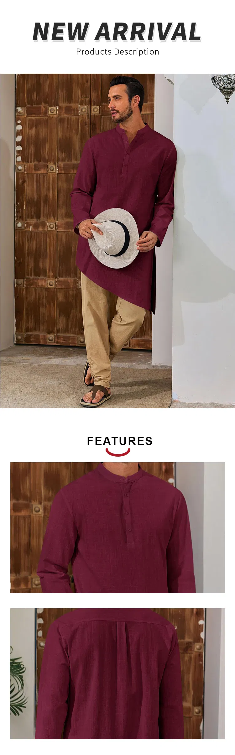 Men's Thobe Detail 1