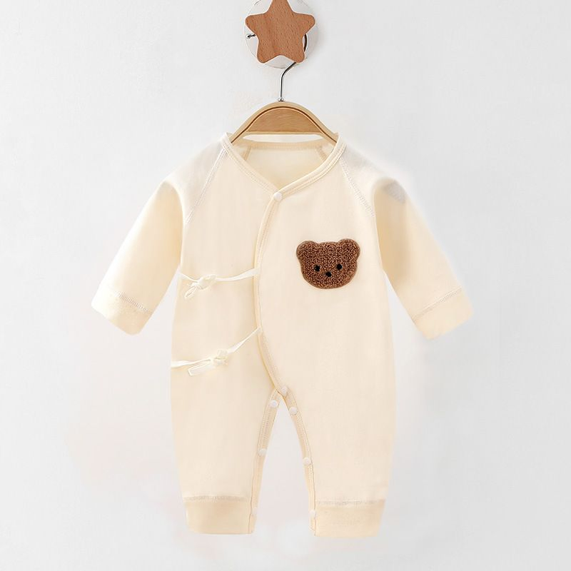 Factory Selling Newborn 0-6 Month Cotton Baby Clothes for Autumn and Winter Clothes Jumpsuit