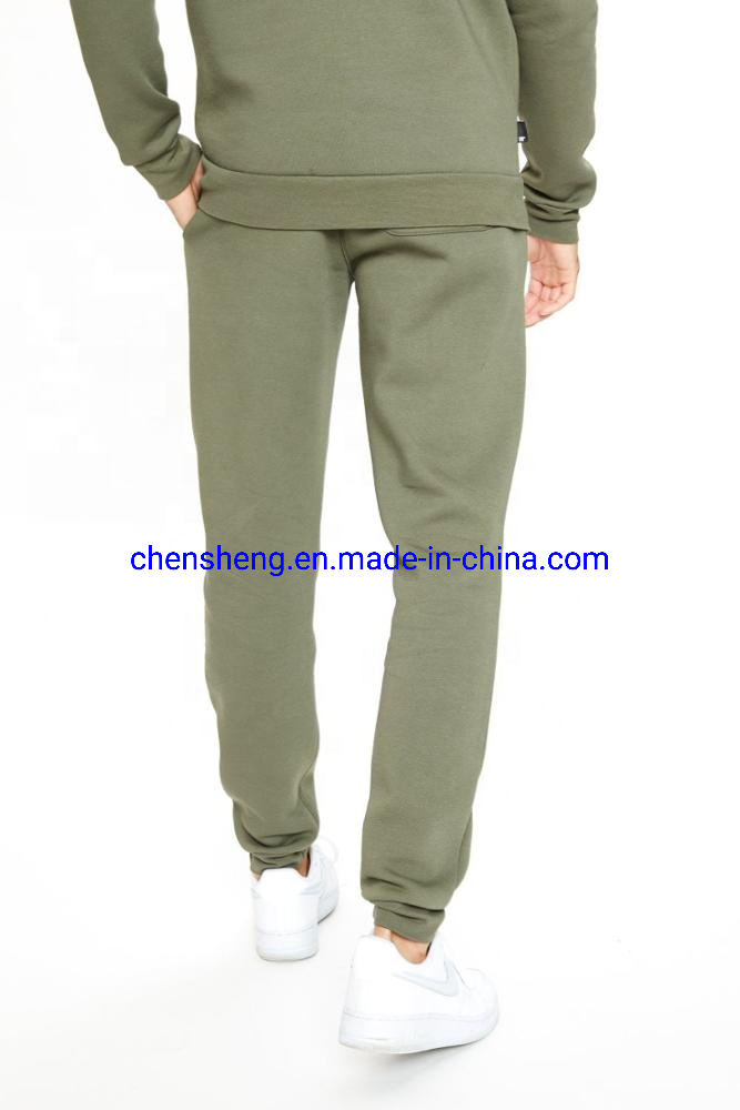 Custom Men Pullover Tops and Bottoms Kangaroo Pocket Tracksuits for Sports Jogging Wear Outdoor Casual