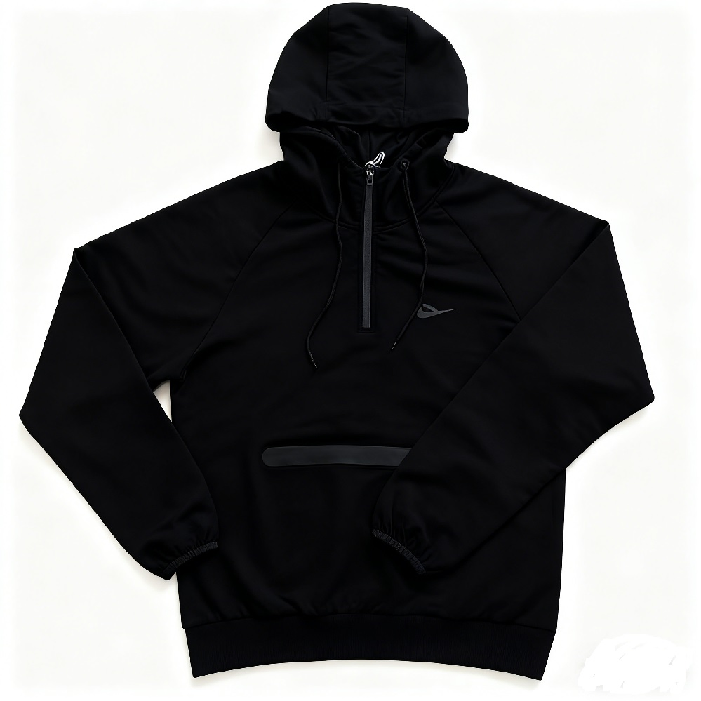 Hoodie Custom Logo Half-Zip Sweatshirts Fitness Workout Clothing Streetwear