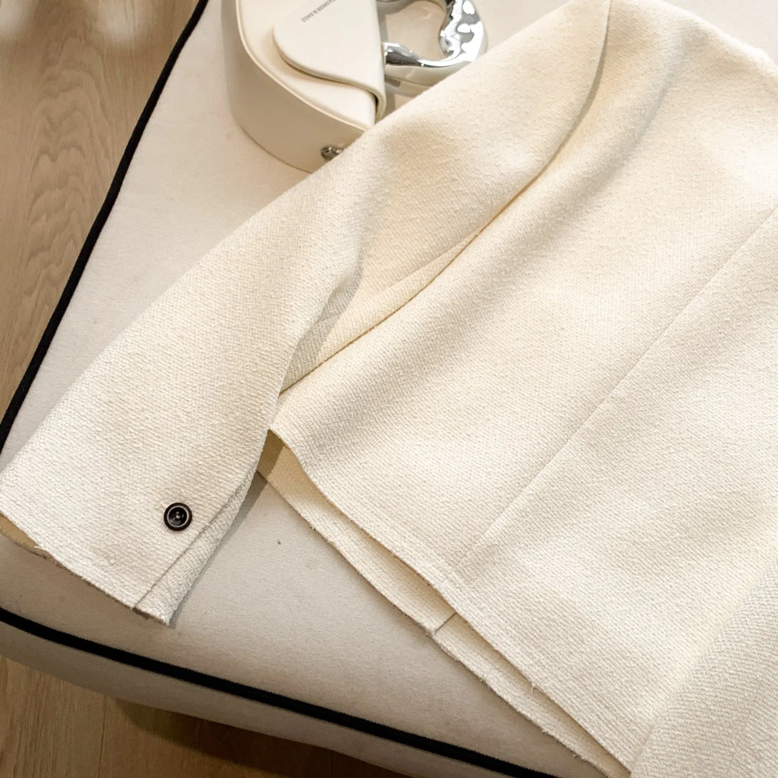 Women's Autumn Outer Wear Tweed Blazer Two Color