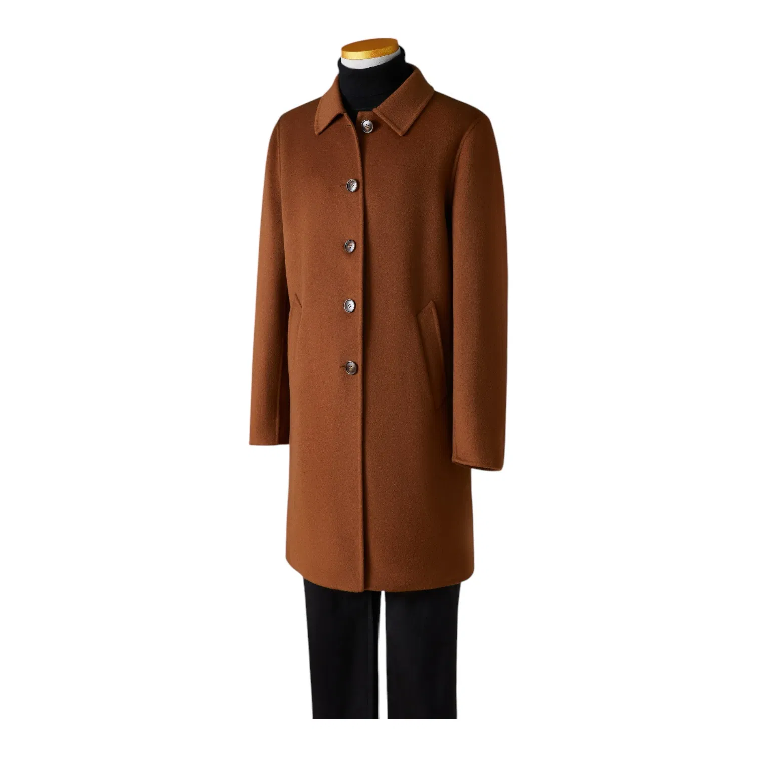 Modern Cut Textured Charcoal Custom Tailored for Business and Casual Wear Custom Overcoat