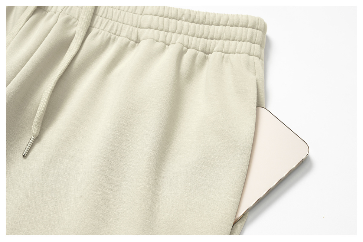 Custom Logos Men's Solid Color Stretch Drawstring Fit Slim Casual Leggings Breathable Eco-Friendly Training Fitness Sports Wear