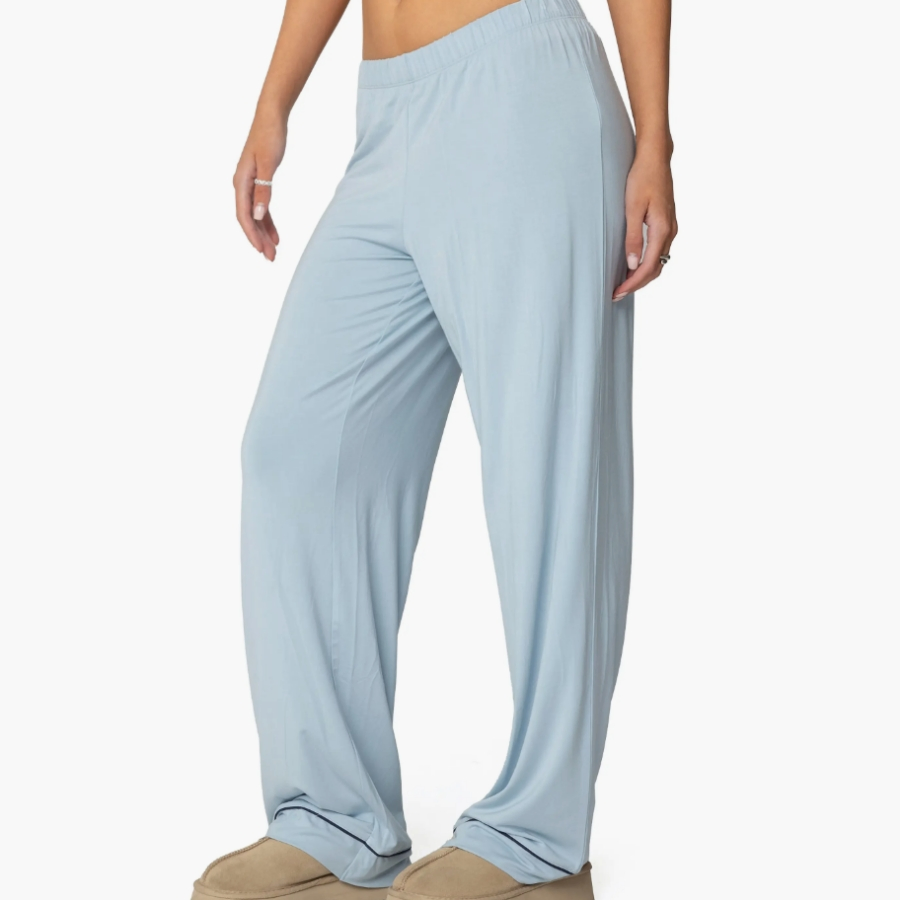 OEM Clothing Manufacturer Elegant Ladies Autumn Winter Loungewear Women's Sleepwear Set Custom Pyjamas Soft Breathable Solid Multi-Season Use Pajamas Set