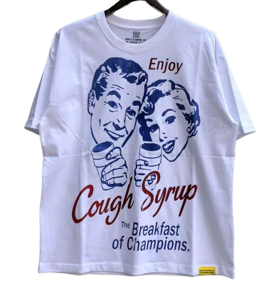 Us That's a Awful Lot of Cough Syrup T-Shirts for Men Oversized Streetwear Men's Clothing Tee Top Quality 100% Cotton