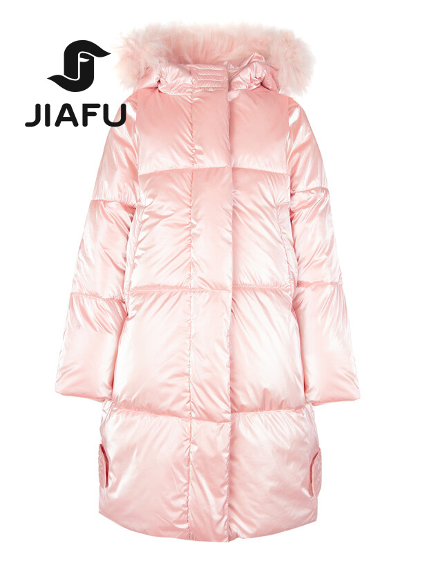 Fashion Customized Children Clothes Pearl Shinny Fabric Kids Wear Winter Puffer Down Girl Outwears Jackets