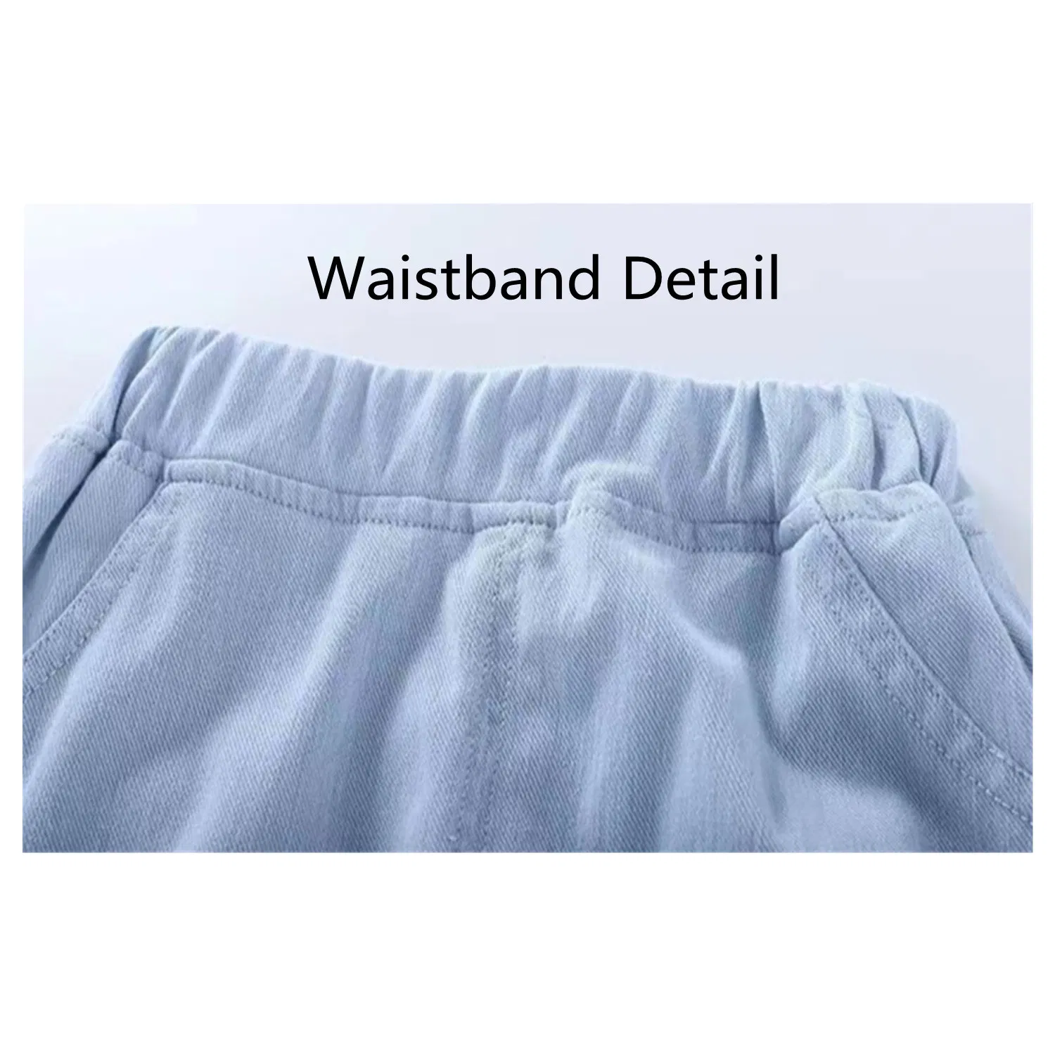 Summer Fashion Toddler Denim Pants, Kid's Wear, Woven Clothing