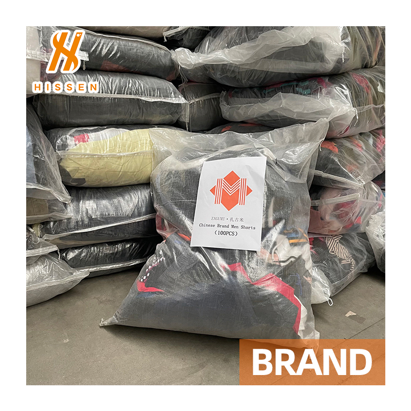 Summer Women's Blue Denim Suspender Skirts Short: Second Hand Ladies' Clothes for Sale in Bales in Europe Used Brand Clothes