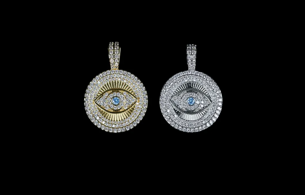 Snowflake Shape Pendant Detail 1