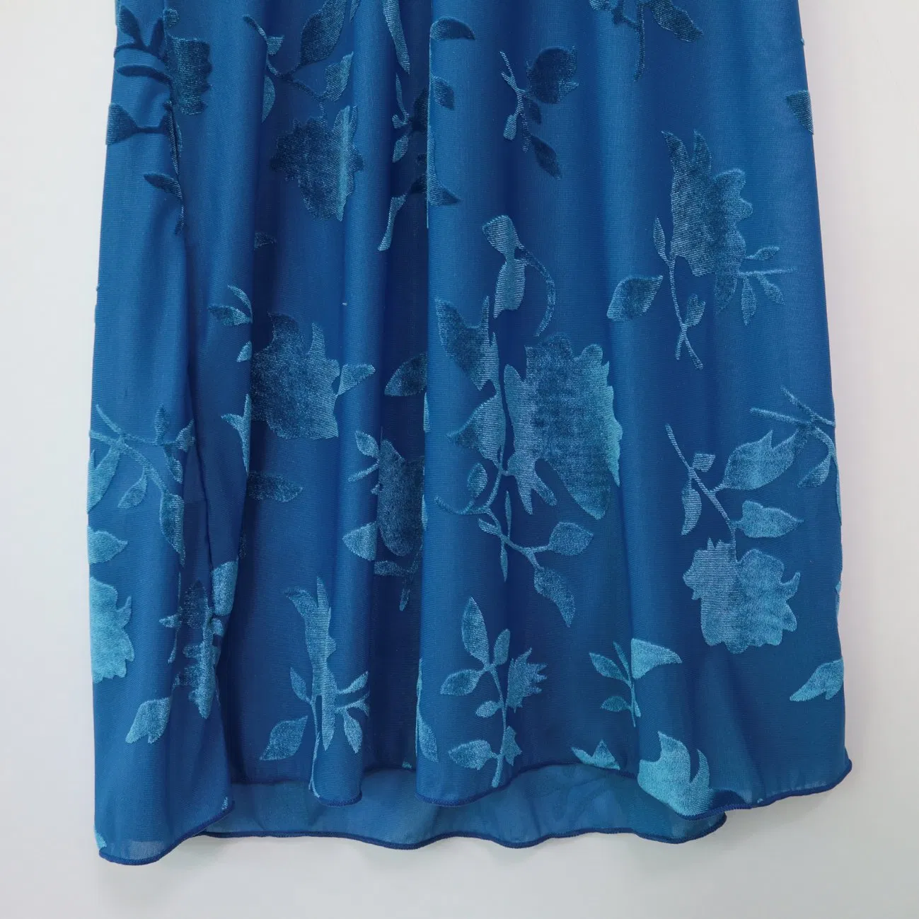 Intiflower New Design 2023 Blue Floral Pajamas High Quality Sleeveless Elegant Sleepwear