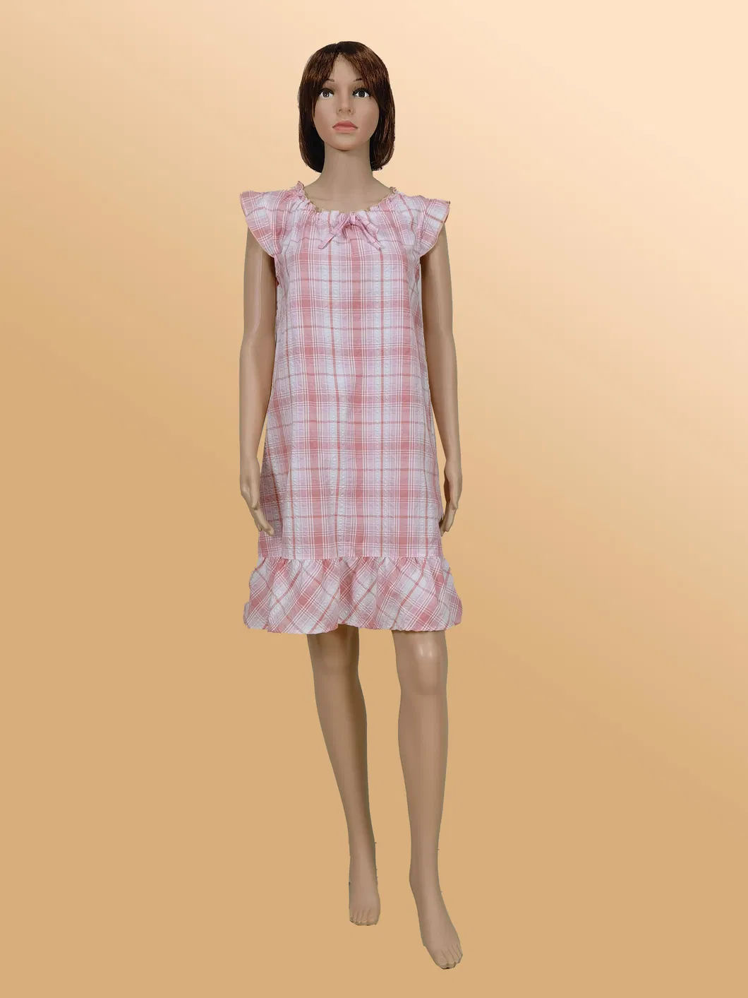 Woman's Dress Seersucker 1