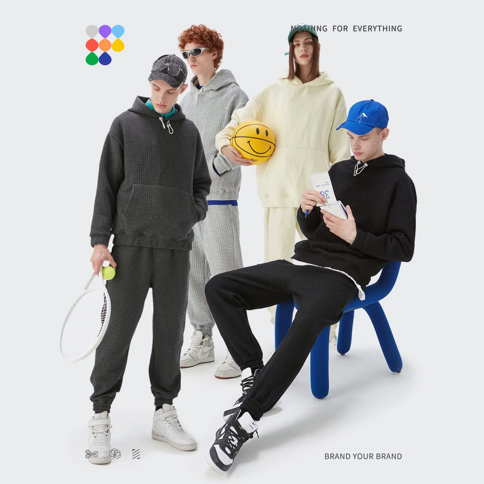 Women's Tracksuit Hooded Two Piece Set Oversized Hoodies Jogger Pants Sets Casual Lady Sportswear Suit Ladies Wears Clothing