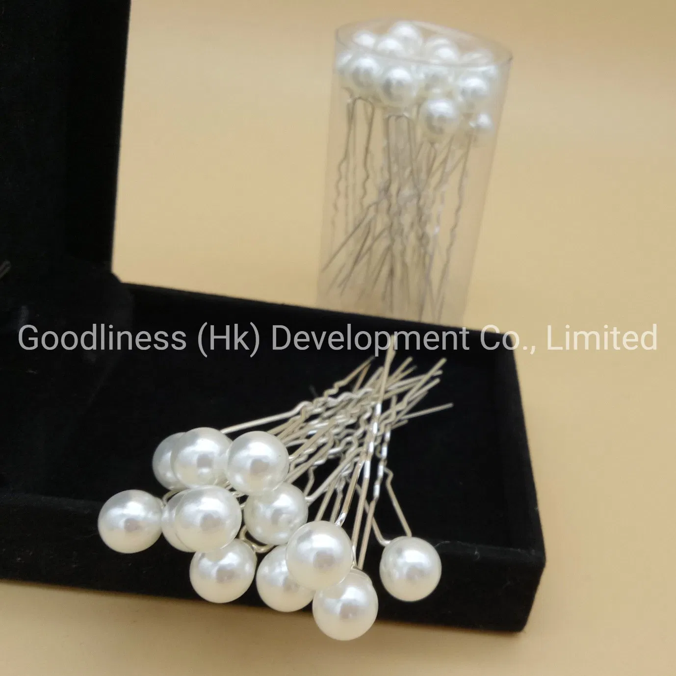 Pearl Set Diamond Single Drill Pin Hair Needle Headdress Fashion Accessories