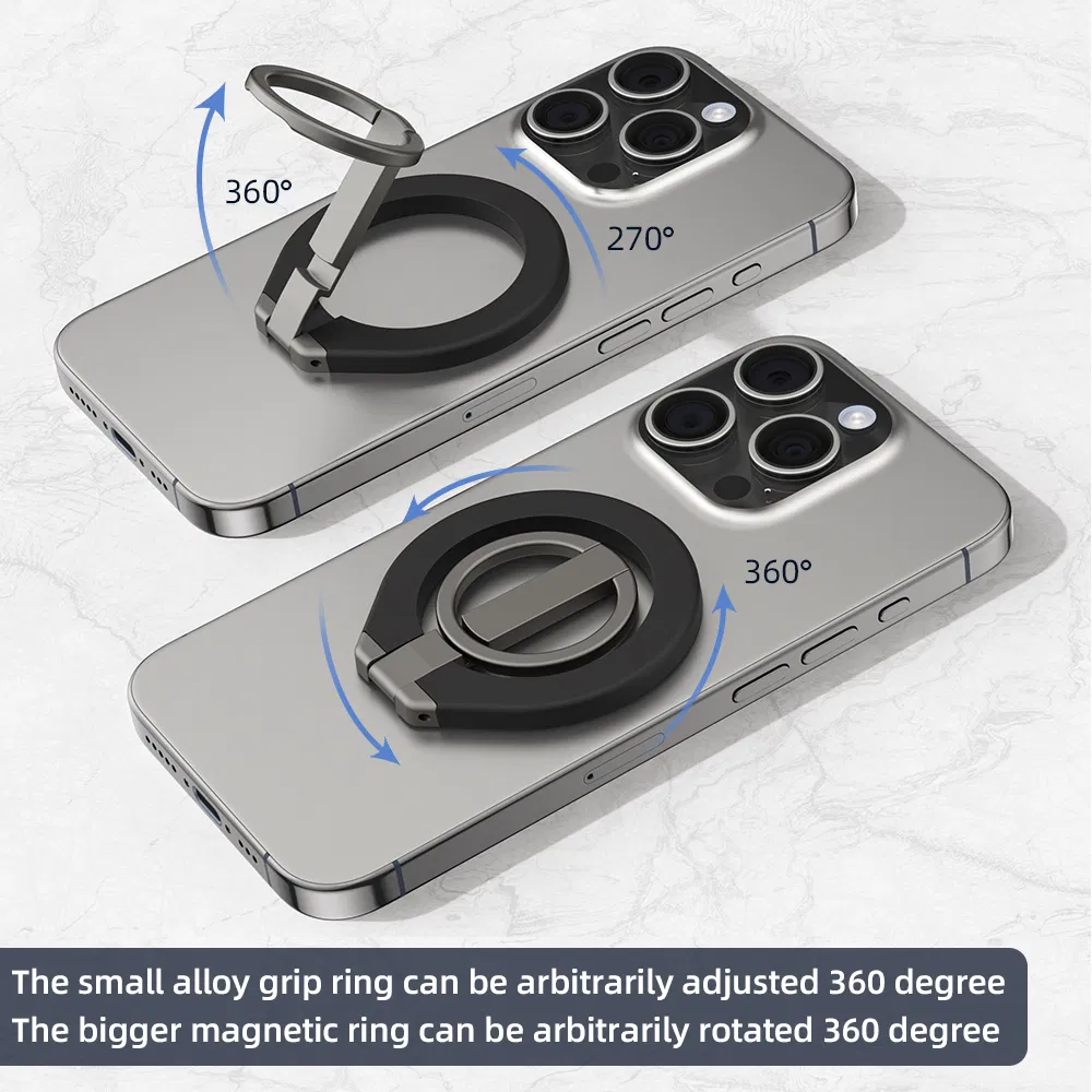 Magnetic Phone Grip for Magsafe Cell Phone Ring Stand Magnetic Phone Ring Mobile Phone Accessories for iPhone 15 PRO Max 13 12