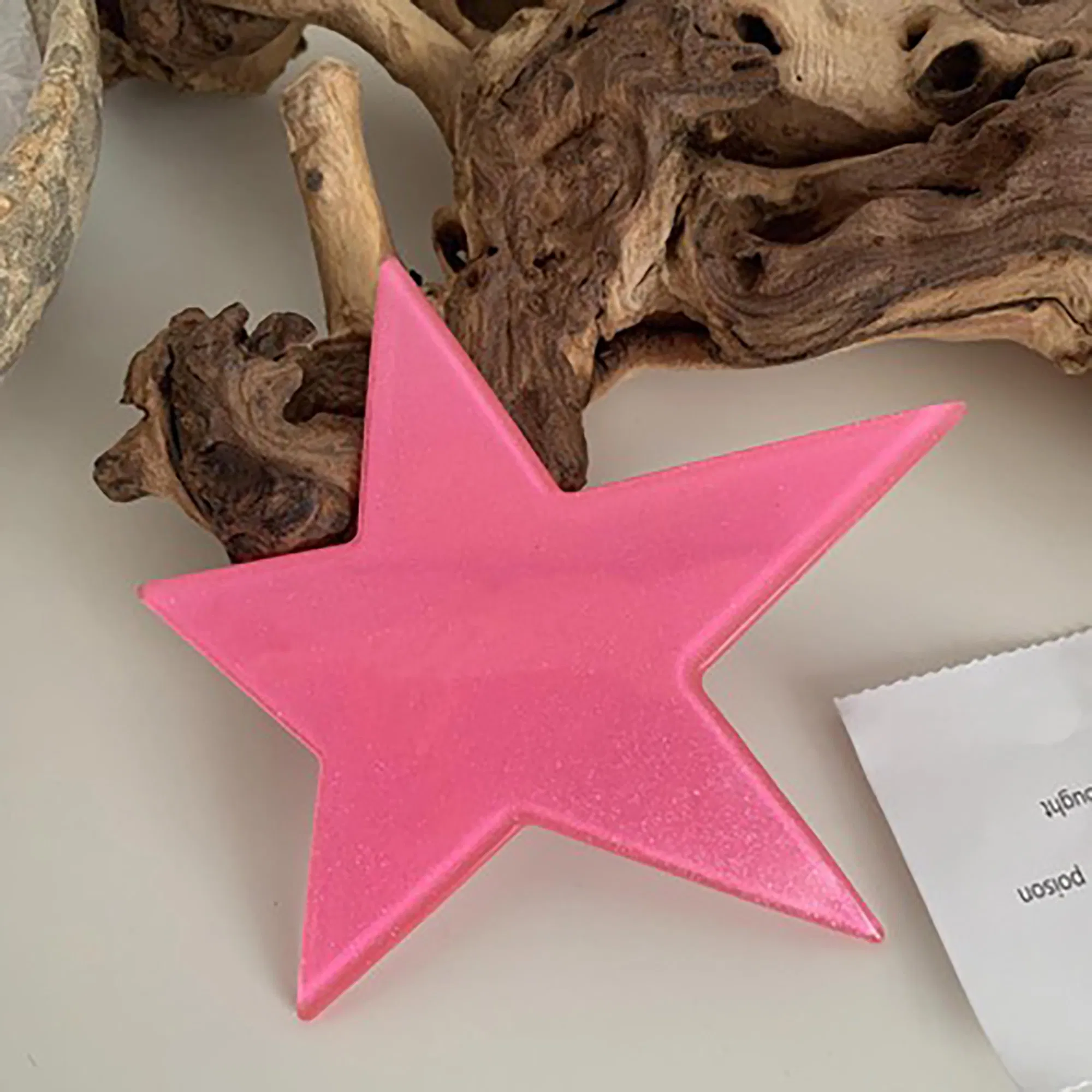 Solid Color Cool Irregular Star Fashion Woman Hair Clip Accessory