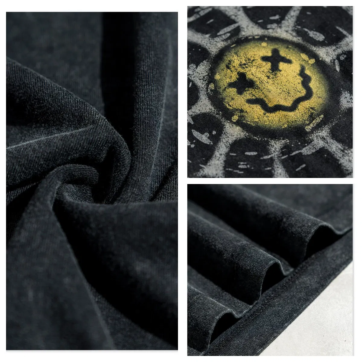 Hot Sell Streetwear Heavy Industry Water Washed Drop Shoulder Clothes