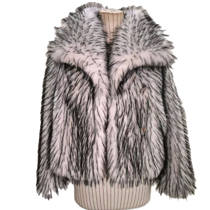Factory Wholesale Faux Shearling Lined PU Leather Jacket Warm Urban Streetwear Outerwear