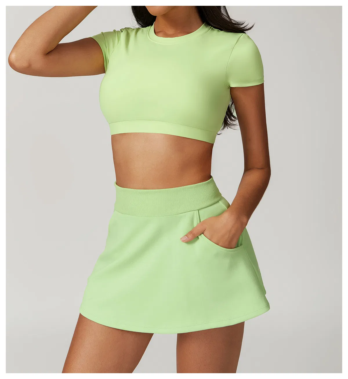 Tight Dryfit T-Shirts Sports Yoga Top Casual Running Sports T-Shirt Women's Fitness Short Sleeved Wear